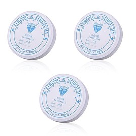 Elastic Beading Cord for Bracelet Making Transparent Crystal Stretch String for Beads and Prayer Beads, 8 Meters per Roll 3PC