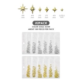 400 Pieces Nail Jewelry, DIY Nail Art Materials, Star Nail Decorations, Glitter Nail Jewelry, Nail Art Jewelry