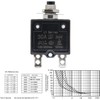 RKURCK Thermal Circuit Breaker 30 Amps, Thermal Overload Protector L1