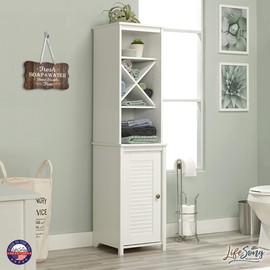 LifeSong Milestones Cute Farmhouse Bathroom Signs Rustic Wooden Sign-Bath Signs for Bathroom Decor Funny Quotes for Men Women-Modern Bathroom Wall Art Hanging Decorations Fresh soap(Light Brown)