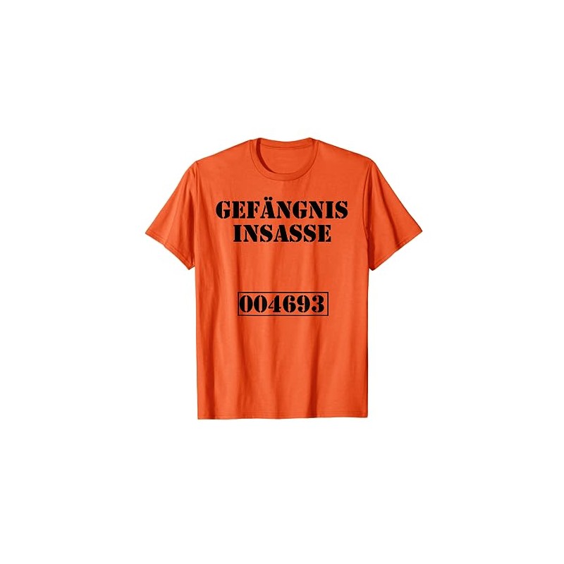 Knast Prison Carnival Costume Jail Insecter T-Shirt