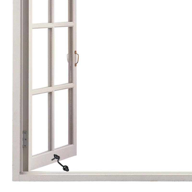 Wealrit 20 Set Hook and Eye Latch for Door Iron