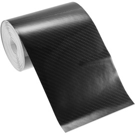 Car Door Edge Guards Door Sill Protector 6D Carbon Fiber Car Wrap Film Vinyl Automotive Wrap Film Car Door Sill Protection Film Anti-Collision Fits for Most Car Truck SUV (3.94In x 32.8Ft) Black