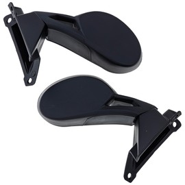 Polaris Snowmobile PRO-RIDE Hood Mount Snowmobile Mirrors - Black - 2877803