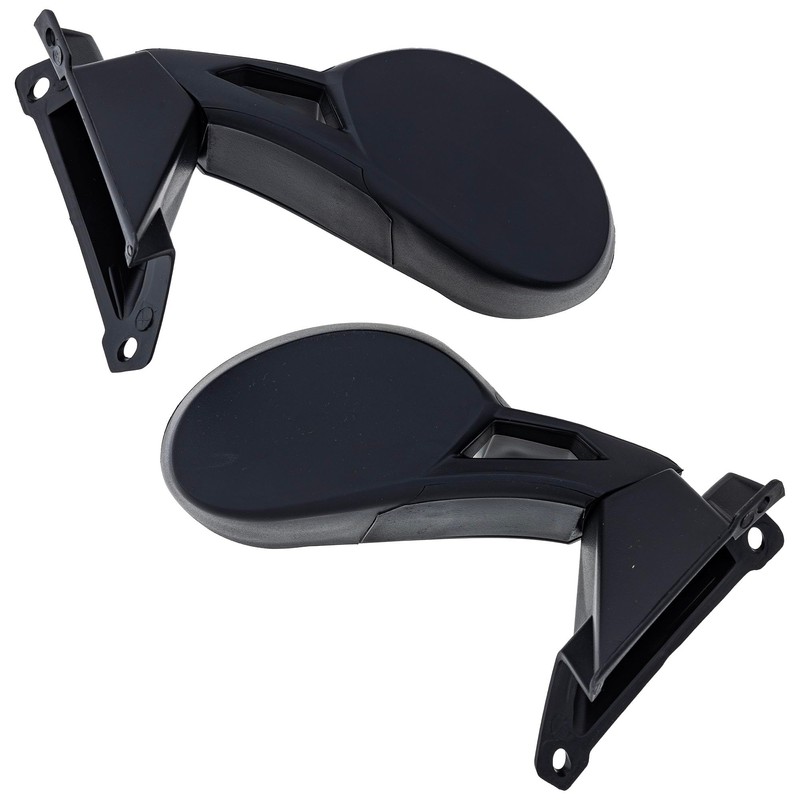 Polaris Snowmobile PRO-RIDE Hood Mount Snowmobile Mirrors - Black -