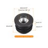 sourcing map Pack of 8 Round Pipe Inserts with M8