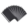 Hamelin A4 Black Polypropylene Project Folders, Pack of 25 -
