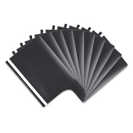 Hamelin A4 Black Polypropylene Project Folders, Pack of 25 - Durable, Lightweight, and Vibrant