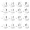 Honbay 50PCS Non-Mark Hook Plastic Hardwall Hanger Plastic Photo Frame