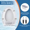 Universal Toilet Seat Elongated with Soft Close Cover, Oval Toilet