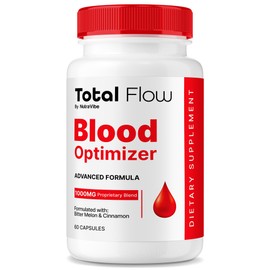NutraVibe Total Flow Blood Balance – Total Flow Blood Optimizer Formula with Natural Ingredients to Support Daily Energy, Healthy Circulation, Balanced Levels, Easy-to-Take Pills (60 Capsules)