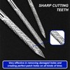 Tire Reamer Drill Bit, 3Pcs/Set Multi Sizes Flat Tire Repair