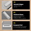 bealy Pocket Door Handles and Edge Pull Matte, 2 Set