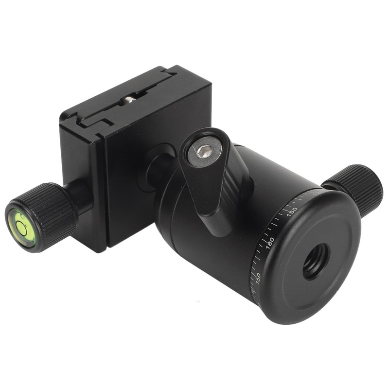 Panoramic Ball Head 360 Degree Rotating 3/8in Thread Metal Tripod