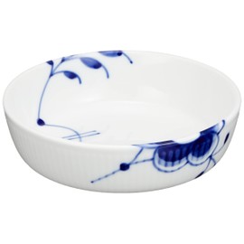 ROYAL COPENHAGEN 1061131 Blue Fluted Mega Dish Bowl, Deep Plate, 4.9 inches (12.5 cm), Wedding Gift, Gift