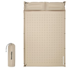 Naturehike Connectable Double Self Inflating Sleeping Pad, 1.18" Memory Foam Camping Pad, Backpacking Camping Mattress Pad for Tent, Travel, Car, Hammock