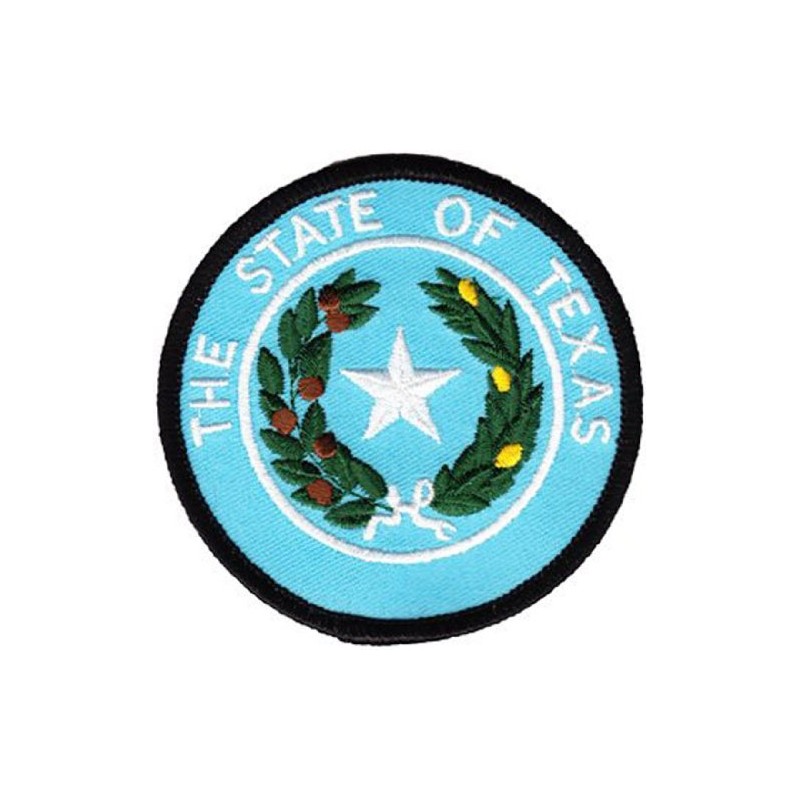 Texas - 3 in Round State Seal Patch