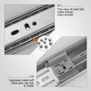 LONTAN 1 Pair Soft Close Drawer Slides 14 Inch Kitchen
