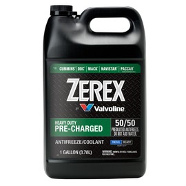 Zerex Pre-Charged Heavy Duty (HD) 50/50 Prediluted Ready-to-Use Antifreeze/Coolant 1 GA