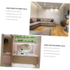 KONTONTY Iron Wall Pocket Planter Half Round Hanging Planters for