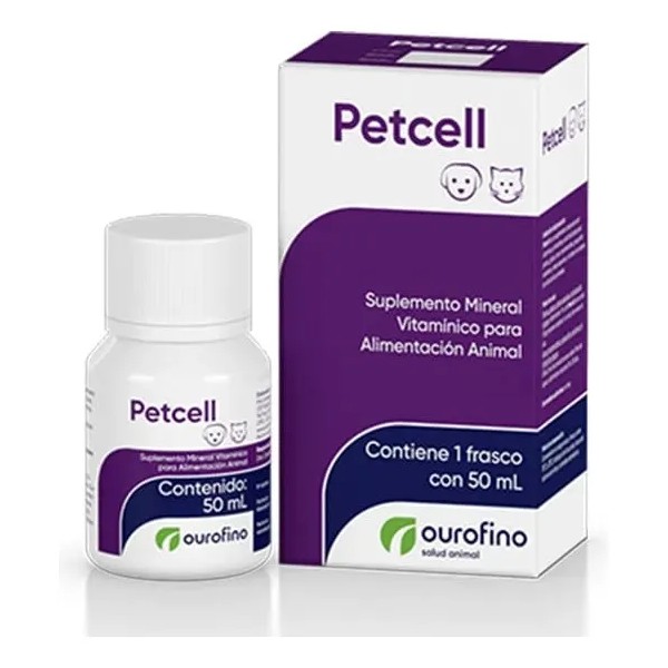 Petcell 50 Ml Convalecencia, Anemia Concentrado Multiespecie