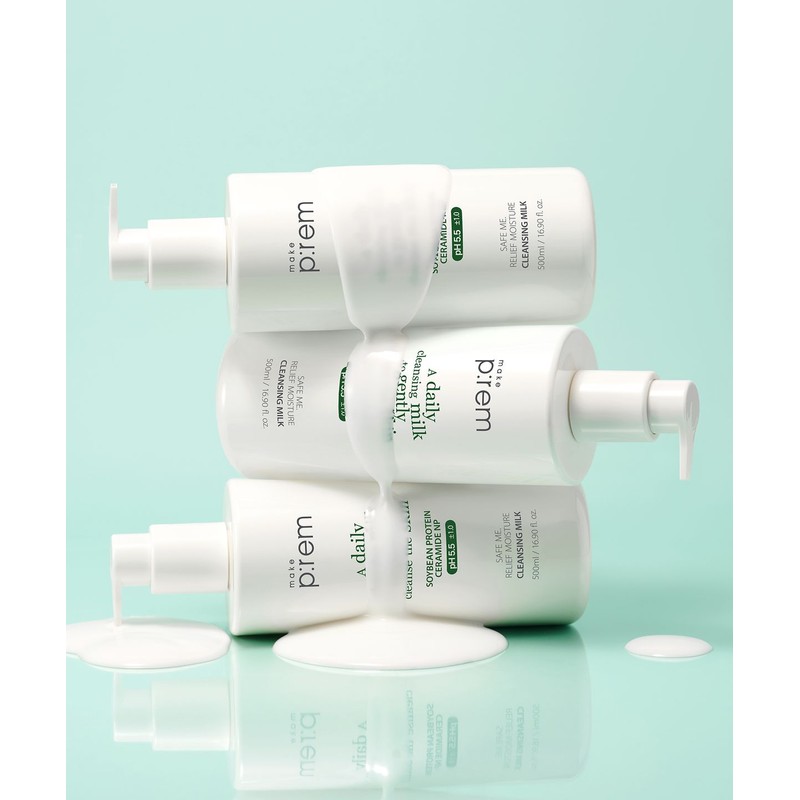 Makeprem Make Prem Safe Me Relief Moisture Cleansing Milk 521ml