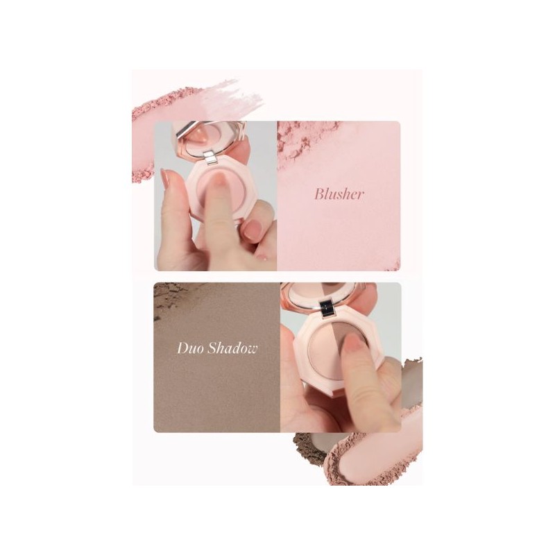 DEAR DAHLIA Sweet Dream Dual Palette 4g, Color:02. Bare Fog