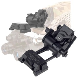 ProWildGear Hunting L4G24 NVG Mount Aluminum Frame Helmet Accessories Mount Arm for PVS15/18 GPNVG18 Night Vision Goggles (Black)