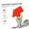 TEHAUX 5pcs Float Ball Air Compressor Valve Threaded Connectors Durable