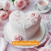 Decora 0173915 Basi a forma di cuore in polistirolo ideali