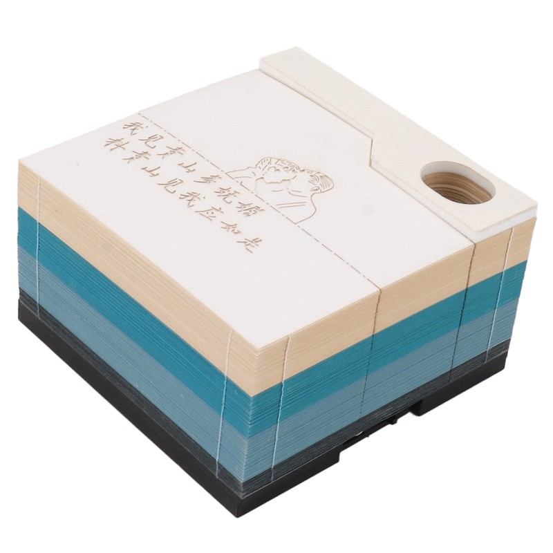 Creative Cruise Ship Sticky Notes Desktop Decoration 3D Hand Tear