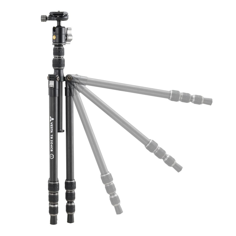 VANGUARD VESTA TB 204CB Travel Tripod, VESTA TB Series, Carbon