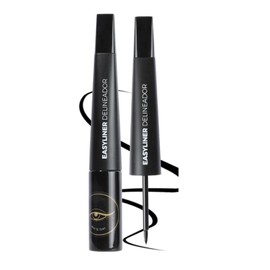 MAEPEOR Ultra-Fine Liquid Eyeliner Black High-Pigmented Matte Eyeliner Pen Stay All Day Makeup with Fine Brush Tip (01 Black)