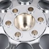 G-PLUS 10" Chrome Wheel Cover Hub Caps Compatible with EZGO