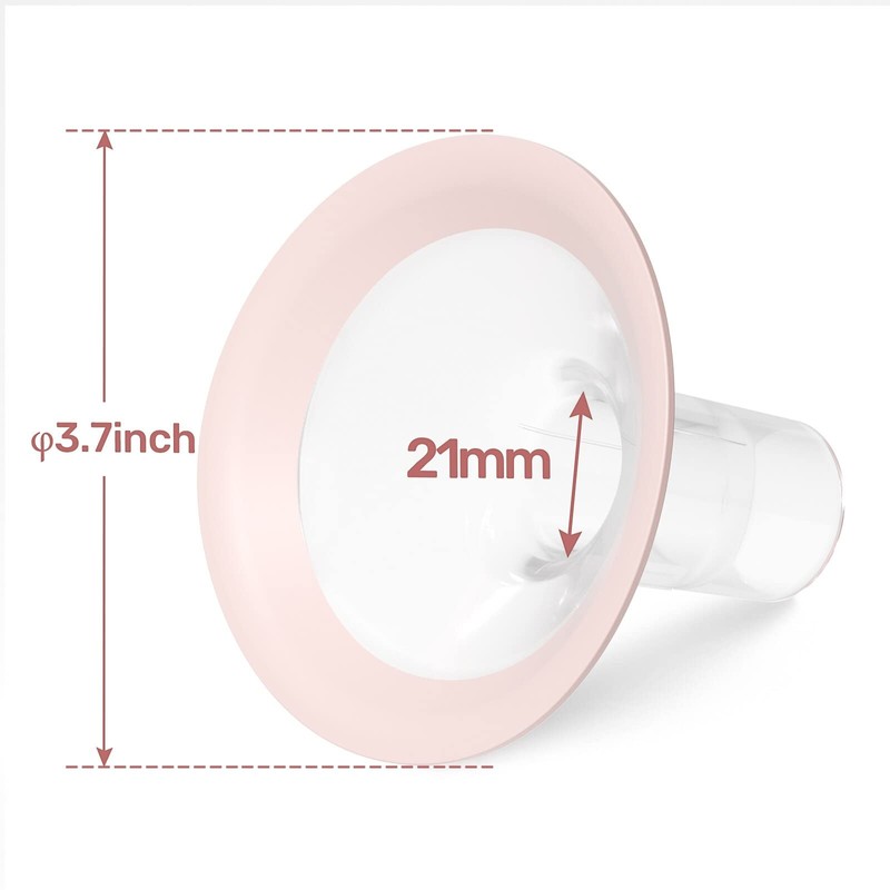 NCVI Replacement Flanges 21mm Compatible with 8782/8102/8122/8128/8116, Breast Pump Accessories,