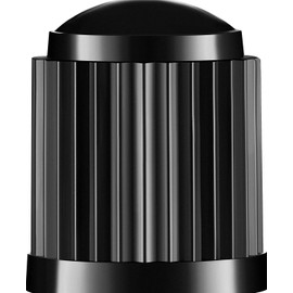 C-HORSE 1000 Pcs Universal Black Plastic Car Motor Tire Valve Stem Caps