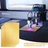 LALAGO 4 Pezzi Pannelli per Incisione Laser 30x20cm 1,3mm, Doppio