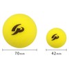 GP (ジーピー) 野球バッティングトレーニングボール スポンジ素材 黄色 70mm 12個入り 34142