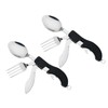 Michelino 2-Piece 4-in-1 Camping Cutlery Set