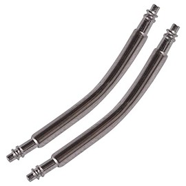 Vintage Time Watches | Curved Spring Bars Watch 1.8mm Thick Pins Repair Steel Strap | Sizes 18mm - 24mm (22mm, 4PINS)