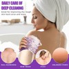 XIANZANDER 4 Pcs African Net Sponge,African Exfoliating,Net African Bath Sponge,Long