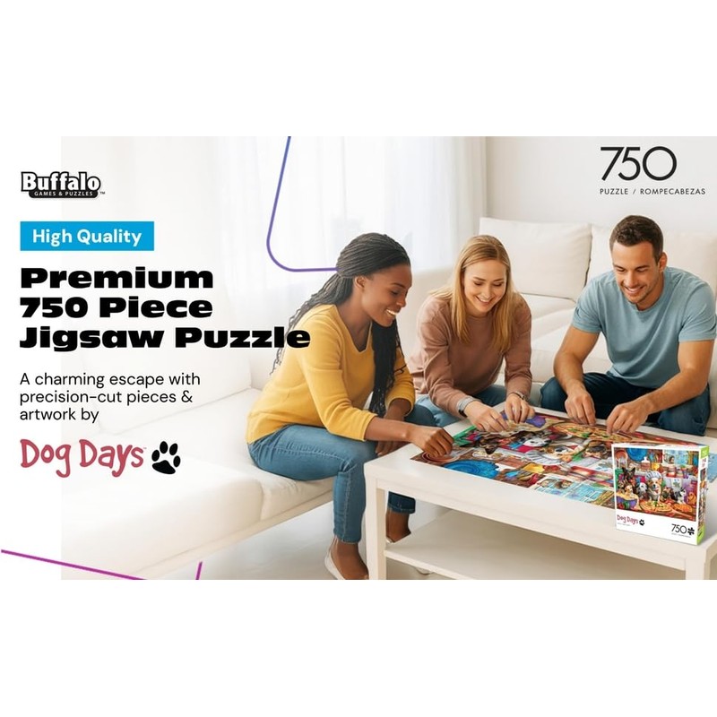 Buffalo Games - Pizza Time Pups by Brigid Ashwood 750