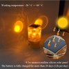 Solar Strobe Warning Light Flashing Lamp: 360 Degree Super Bright