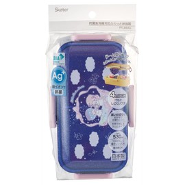 Skater PFLB6AG Little Twin Stars Night Sky and Nemlin Lunch Box, 18.9 fl oz (530 ml), Fluffy, Dome-Shaped Lid, For Women, Made in Japan