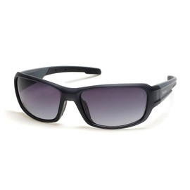 Timberland Men's Oval Sunglasses, Grey/Other/Smoke Polarized, 76mm