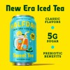 HALFDAY Prebiotic Sweet Tea Iced Tea Cans, Supports Digestive &