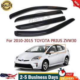 ZERO TOWN For 2010-2015 Toyota Prius ZVW30 Window Visor Vent Shade Sun Rain Guards
