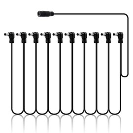 SONICAKE Daisy Chain Cable Guitar Bass Accessories 9 V DC 10 Way Right Angle Plug Daisy Chain Power Cable