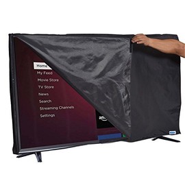 Comp Bind Technology Marine Black Transparent Front TV Cover for TCL 55s425 55'' Smart LED 4K TV, Waterproof Cover Ideal for Protecting Your TV by Comp Bind Technology LLC