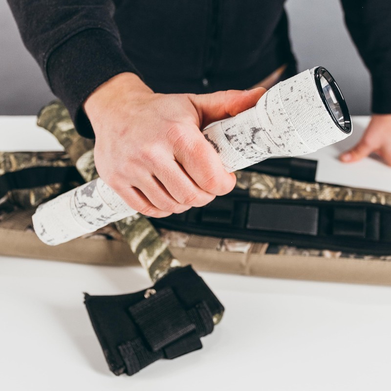 GEAR AID Camo Form Self-Cling and Reusable Fabric Camouflage Wrap,